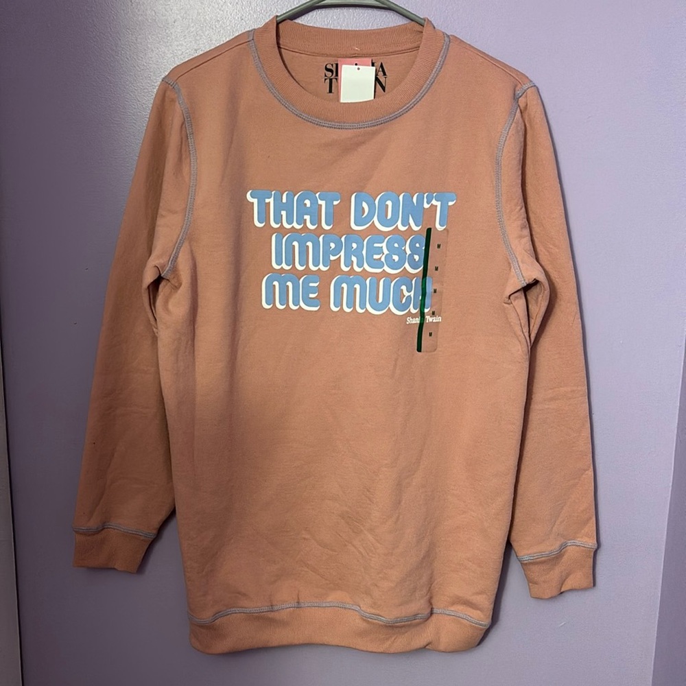 Shania Twain sweater size m NWT